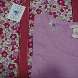 Bundle of Sundance Catalog small lilac pink shirt & Isadora Story Tote